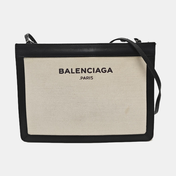 Pochette Medium Canvas Beige