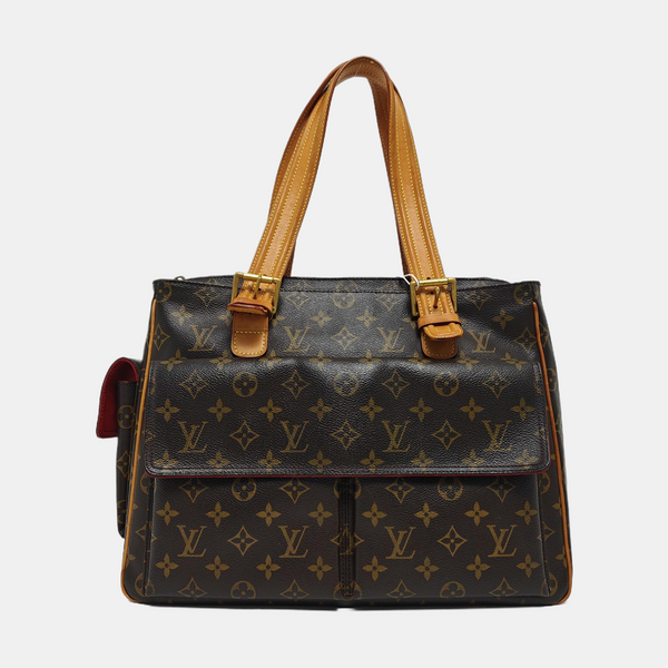 MULTIPLE Monogram Coated Canvas Brown