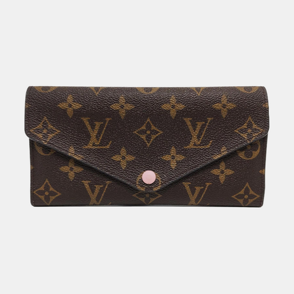 JOSÉPHINE Monogram Coated Canvas Brown Wallet