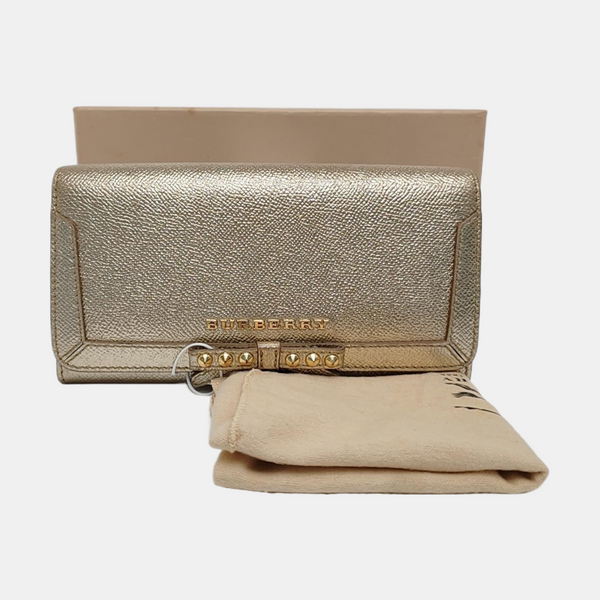 Calfskin Wallet Beige