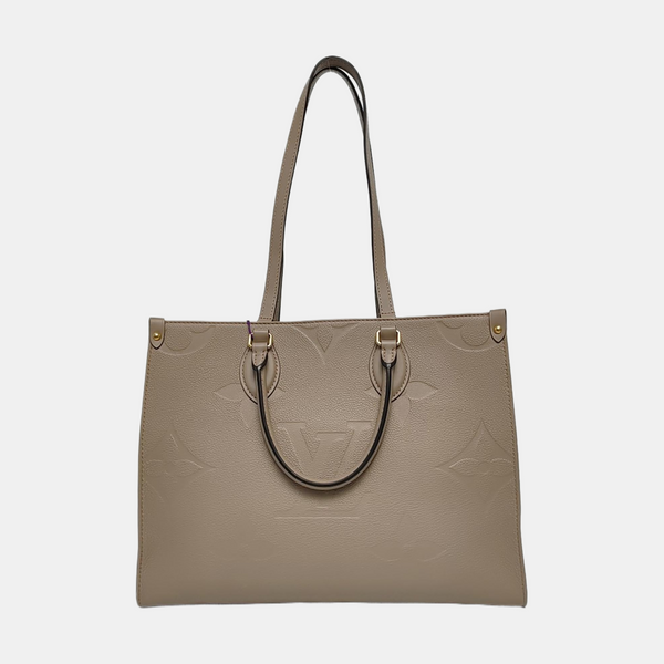 ONTHEGO MM Monogram Calfskin Gray