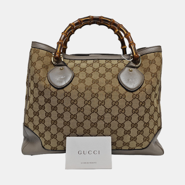 Bamboo 1947 Medium Monogram Canvas Brown