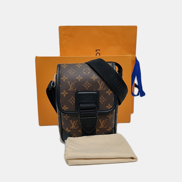 S LOCK PM Monogram Coated Canvas Brown