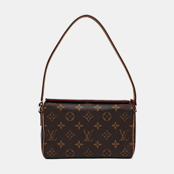 RECITAL Monogram Coated Canvas Brown