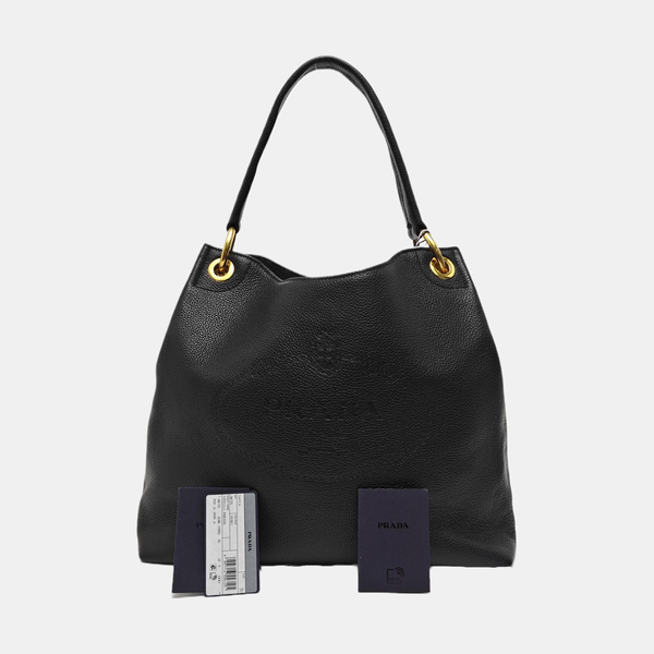Calfskin Tote Bag Black