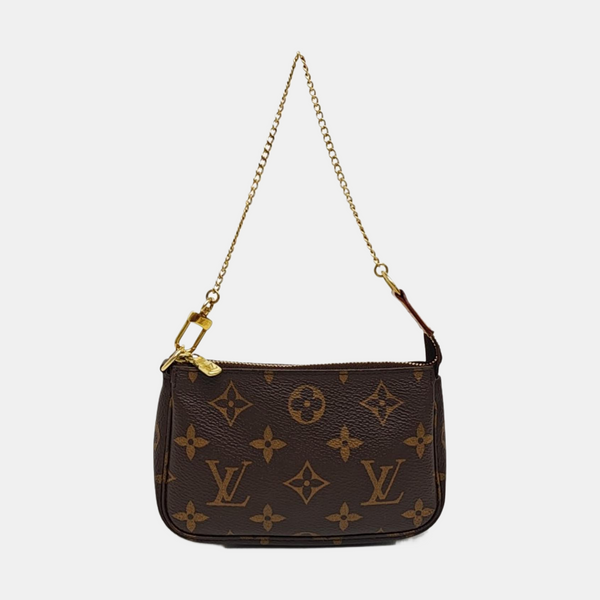 ACCESSOIRES Mini Monogram Coated Canvas Brown