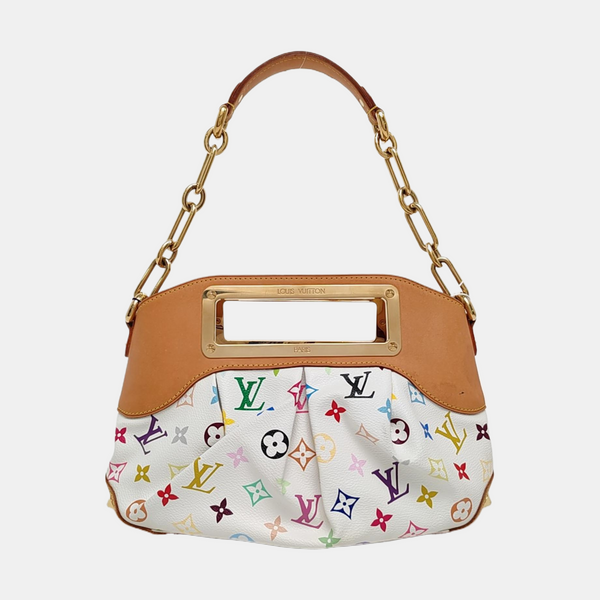 LV × TM JUDY PM Monogram Coated Canvas White