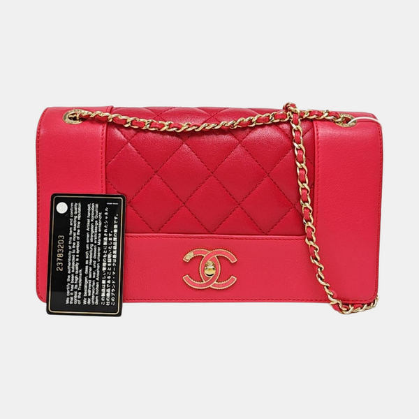 MADEMOISELLE Medium Quilted Lambskin Multicolor