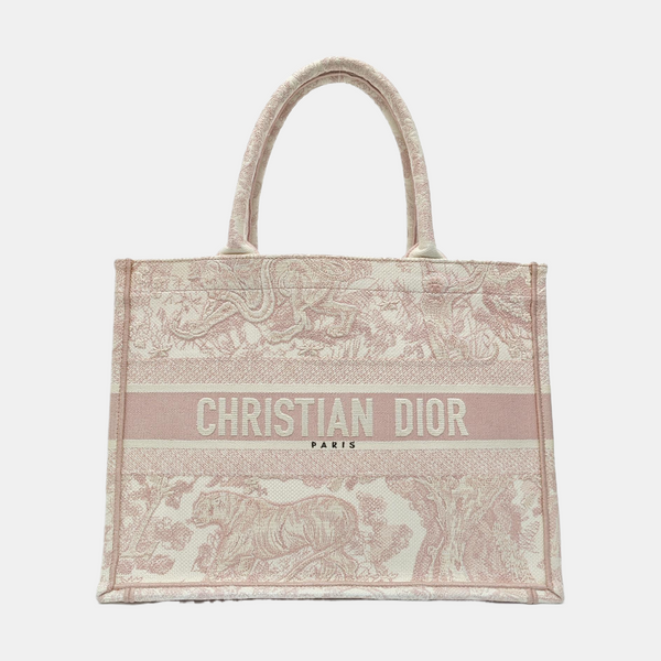 Book Tote Medium Canvas Pink