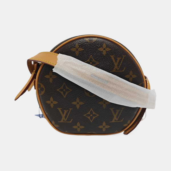 BOITE CHAPEAU PM Monogram Coated Canvas Brown