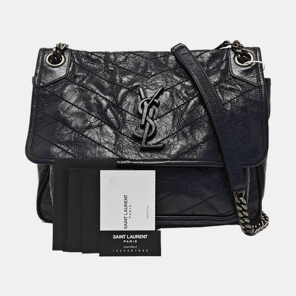 NIKI Medium Calfskin Blue