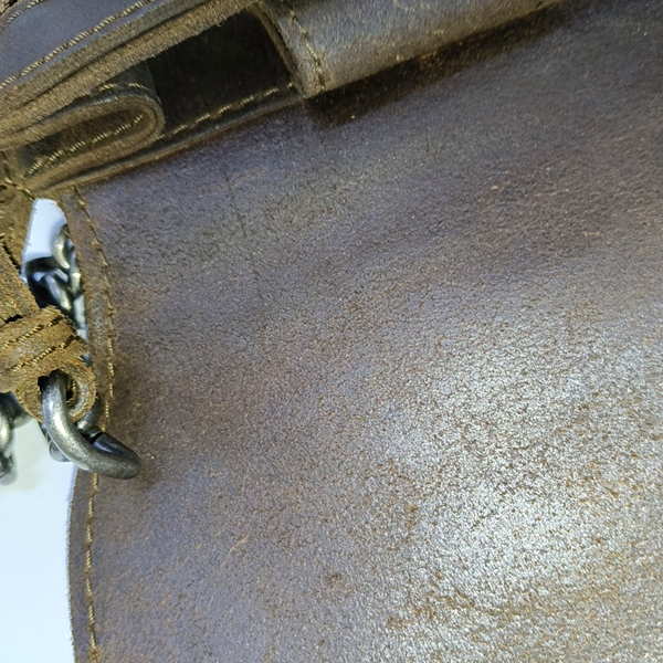 Quilted Calfskin Brown