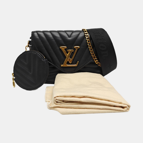 NEW WAVE Quilted Calfskin Black