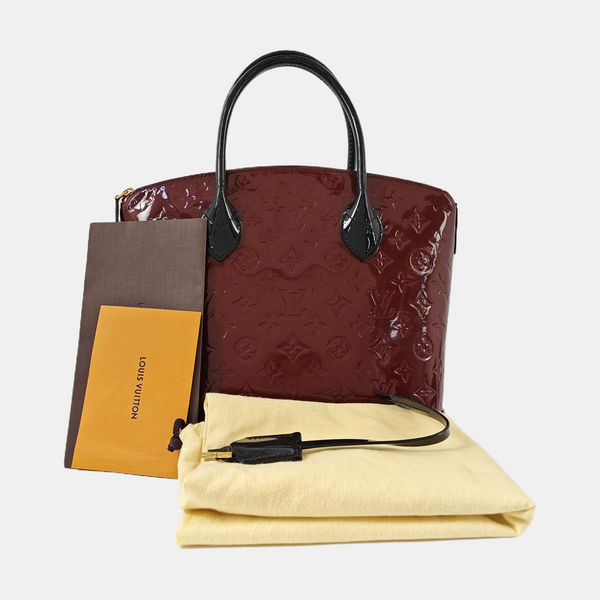 LOCKIT Monogram Patent Leather Red