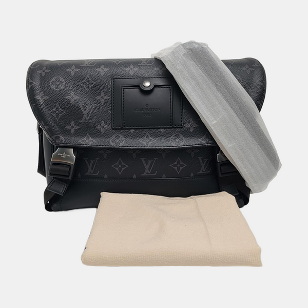 VOYAGER PM Monogram Coated Canvas Black