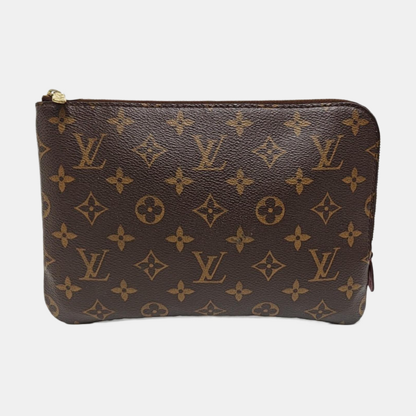 Etui Voyage PM Monogram Coated Canvas Brown