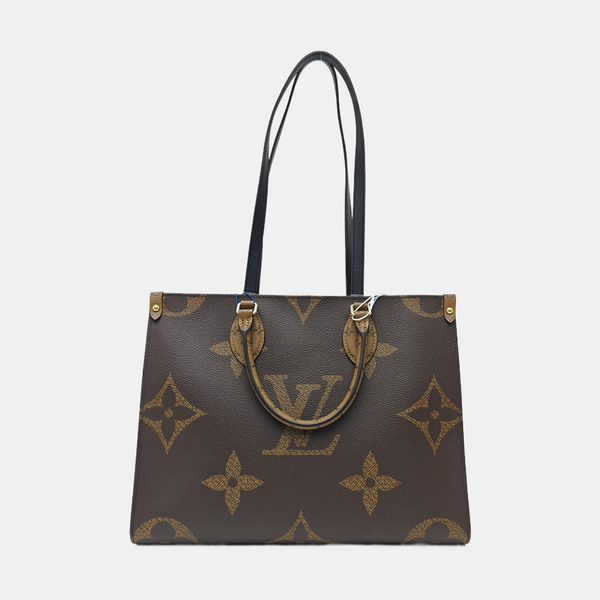 ONTHEGO MM Monogram Coated Canvas Brown
