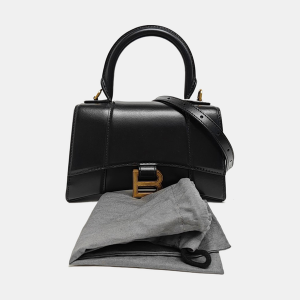 Hourglass XS Calfskin Black