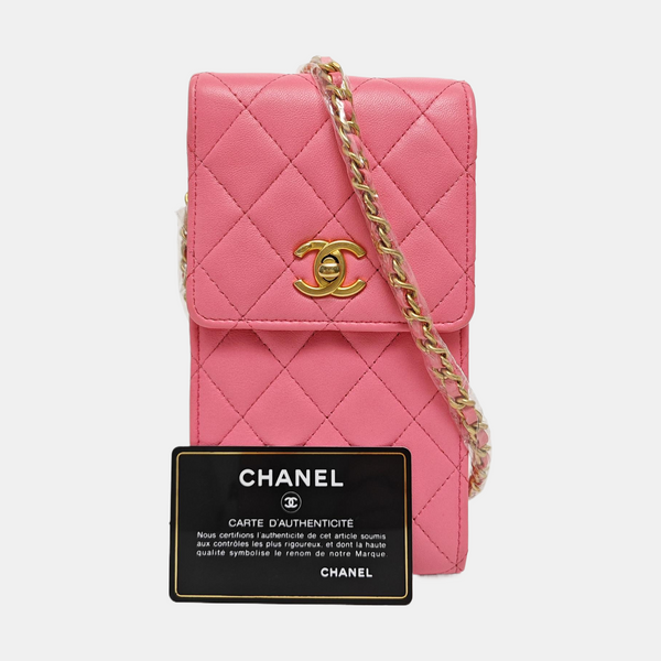 Quilted Lambskin Pink