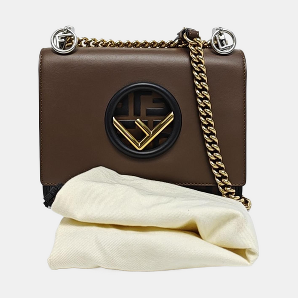 Kan I F Mini Calfskin Brown