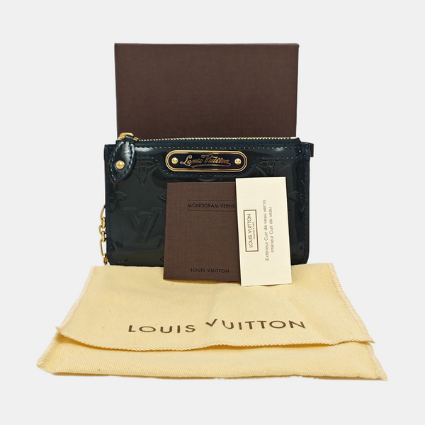 Patent Leather Coin Purse Green