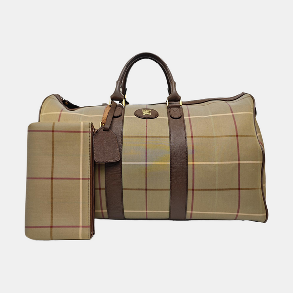 Canvas Top Handle Bag Green
