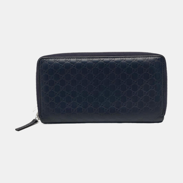 Monogram Calfskin Wallet Blue
