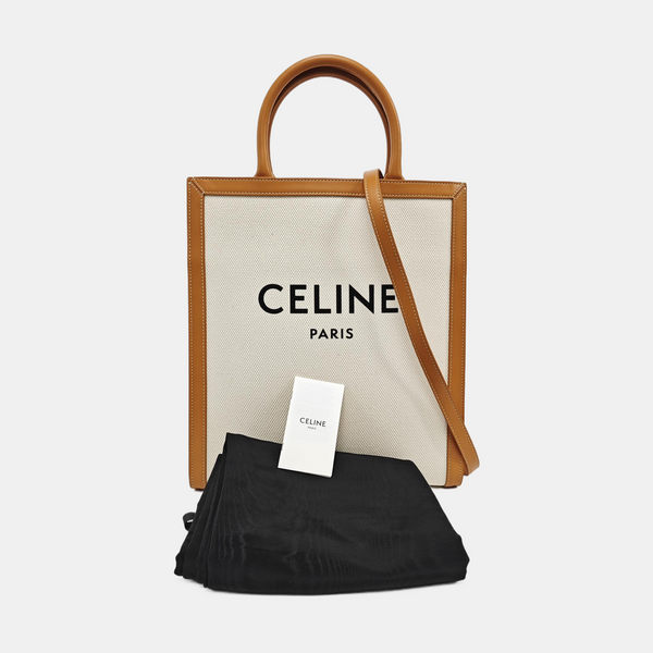Authenticated pre-owned CABAS CELINE Small Canvas White - Shoulder Bag at Looply