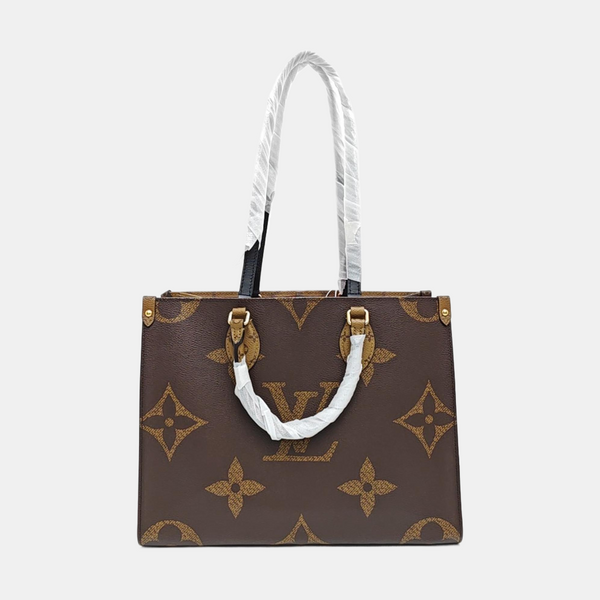 ONTHEGO MM Monogram Coated Canvas Brown