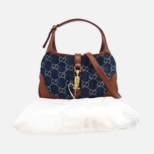 Jackie 1961 Mini Monogram Denim Blue