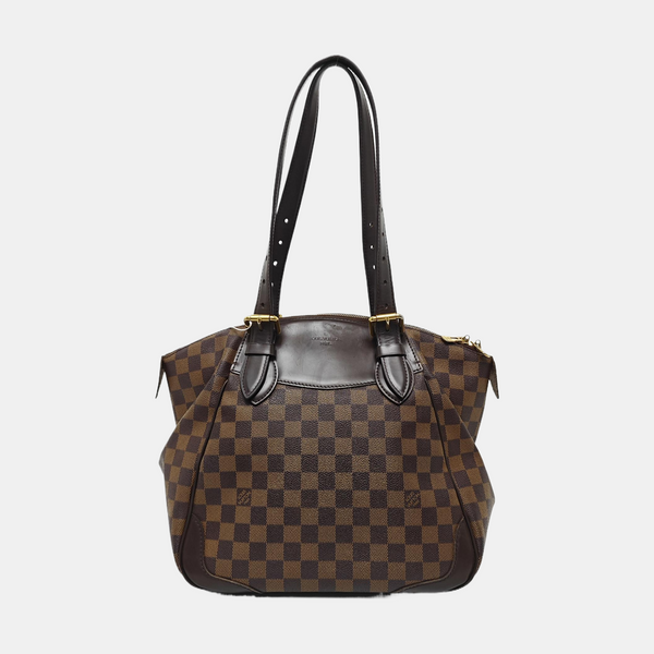 VERONA MM Damier Ebene Coated Canvas Brown