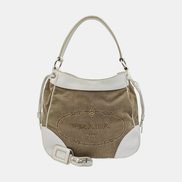 Fabric Tote Bag Beige