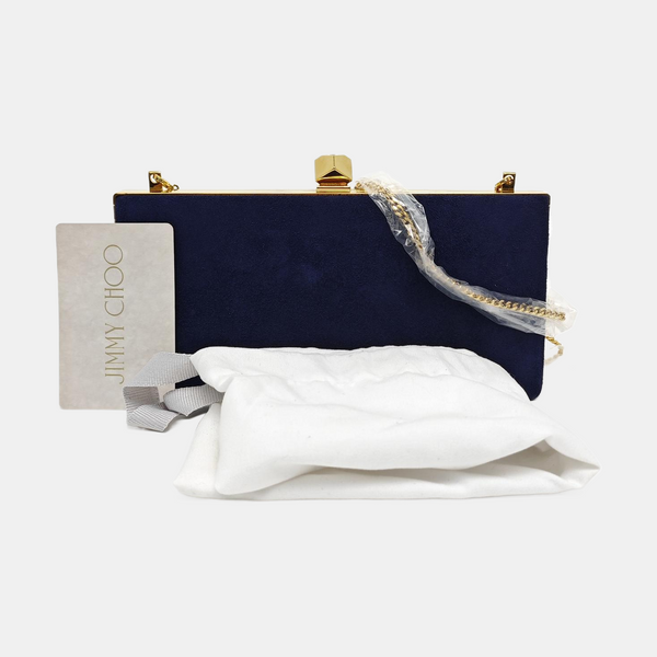 Fabric Shoulder Bag Blue
