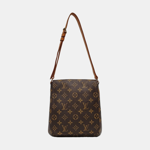 MUSETTE TANGO Monogram Coated Canvas Brown