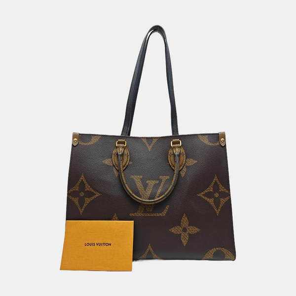 ONTHEGO MM Monogram Coated Canvas Brown