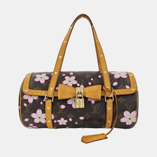 PAPILLON GM Monogram Coated Canvas Brown