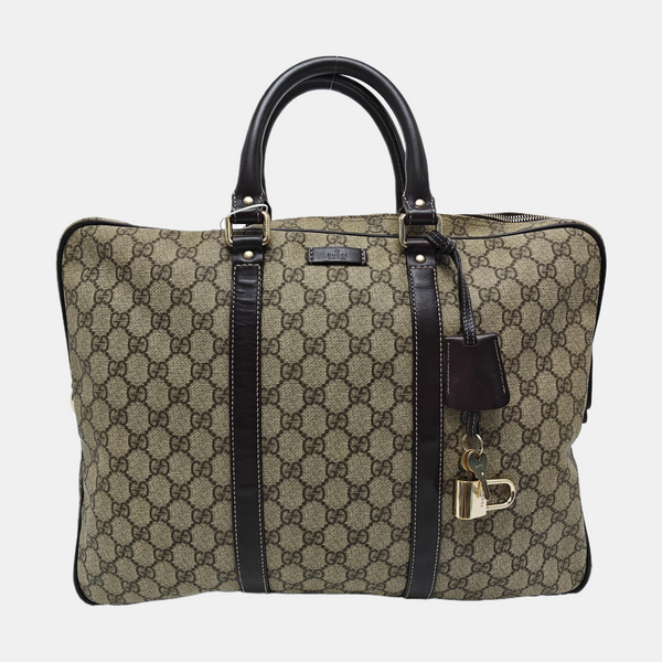 Duffle Monogram Coated Canvas Beige
