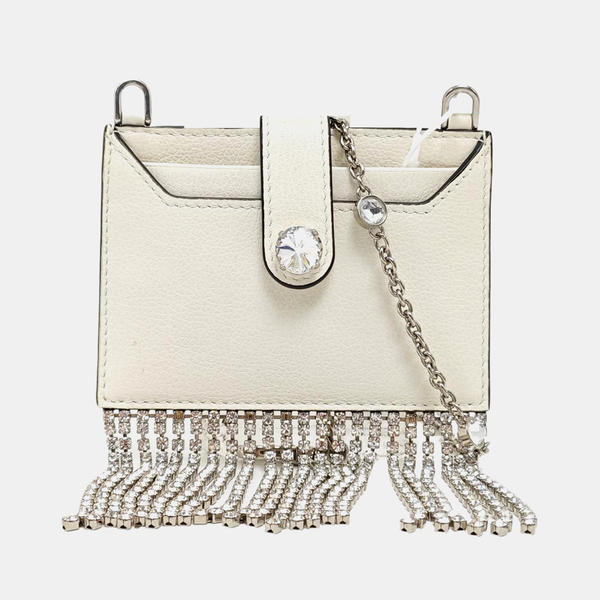 Fringed Calfskin White