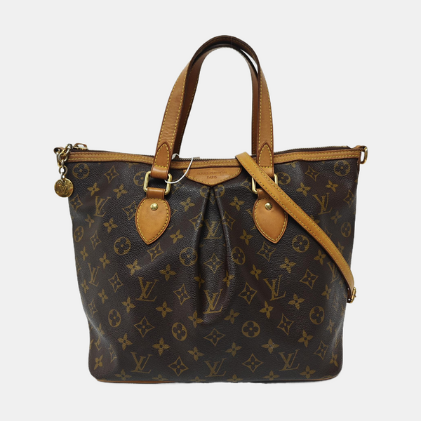 PALERMO PM Monogram Coated Canvas Brown