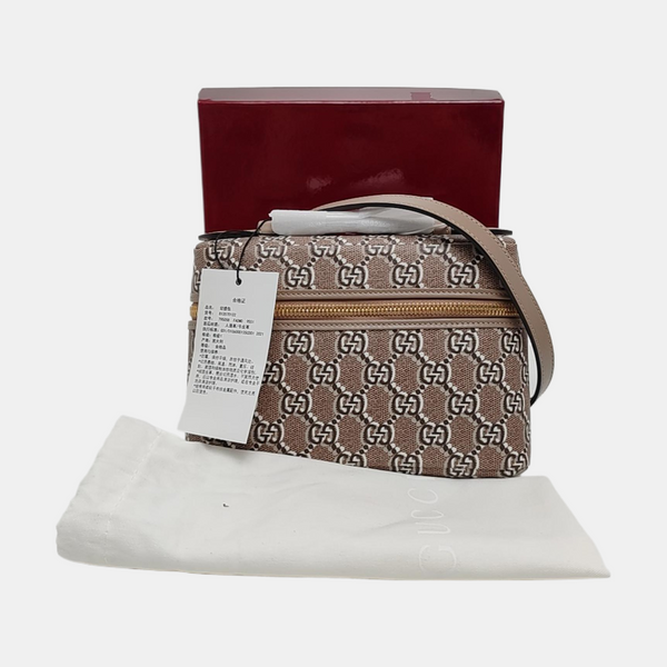 Authenticated pre-owned Ophidia Super Mini Monogram Coated Canvas Grey - Shoulder Bag at Looply