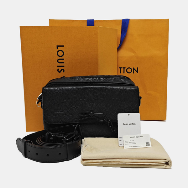 STEAMER Monogram Calfskin Black