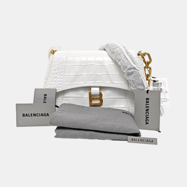 Downtown Calfskin White