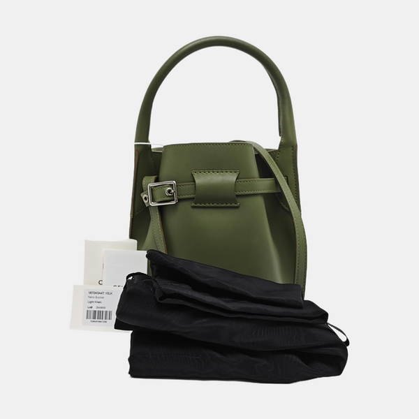 Authenticated pre-owned BIG BAG Nano Calfskin Green - Shoulder Bag at Looply