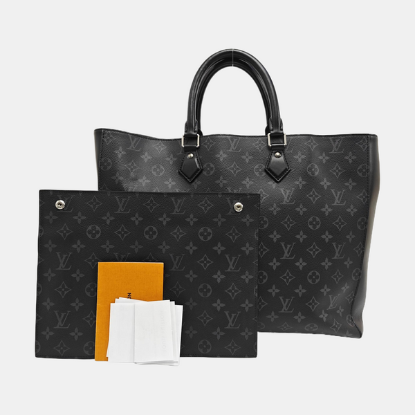 ALL-IN Monogram Coated Canvas Black