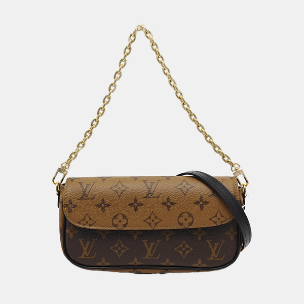 IVY Monogram Coated Canvas Brown