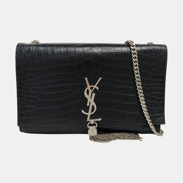 Authenticated pre-owned KATE Medium Calfskin Black - Shoulder Bag at Looply