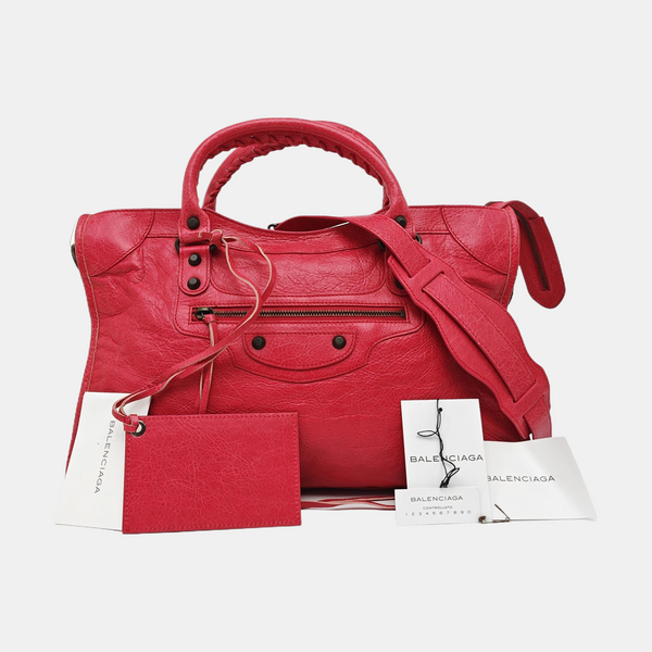 Classic City Medium Lambskin Pink