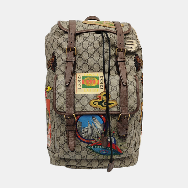 Courrier Monogram Coated Canvas Beige