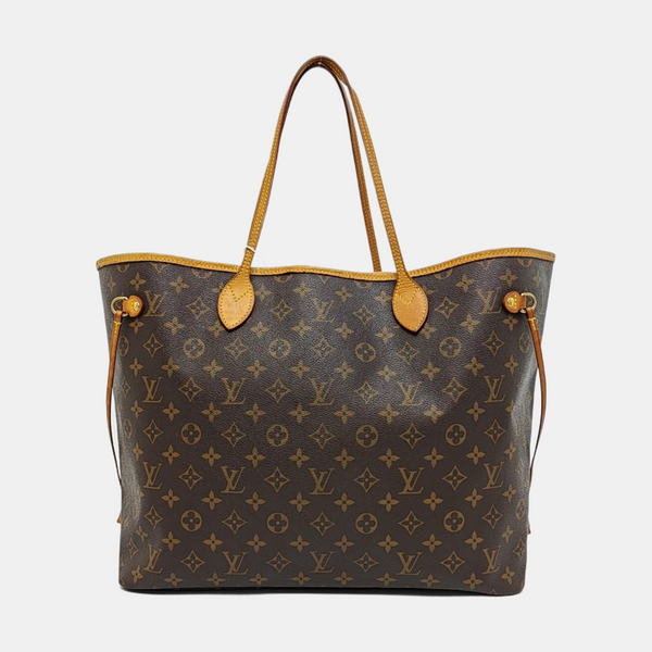 NEVERFULL GM Monogram Coated Canvas Brown