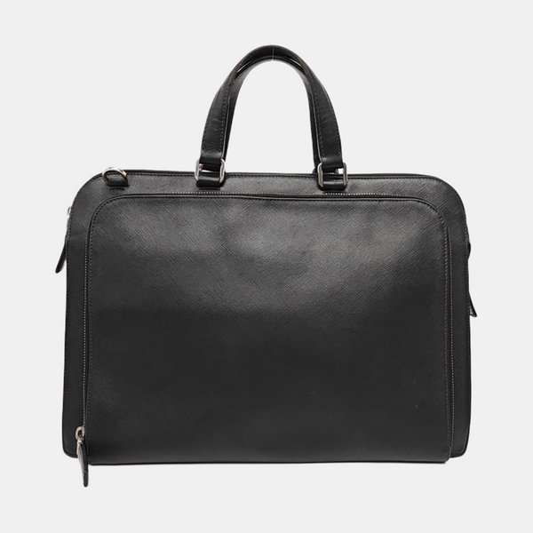 Saffiano Calfskin Tote Bag Black